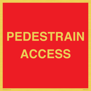 PEDESTRAIN ACCESS